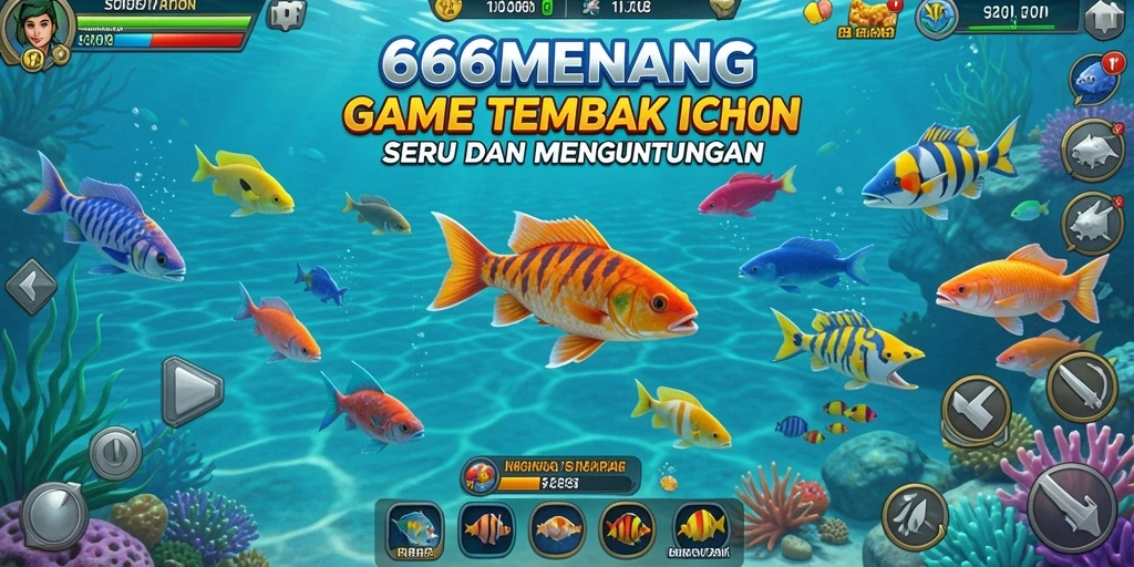 Gameplay seru tembak ikan di 666MENANG.