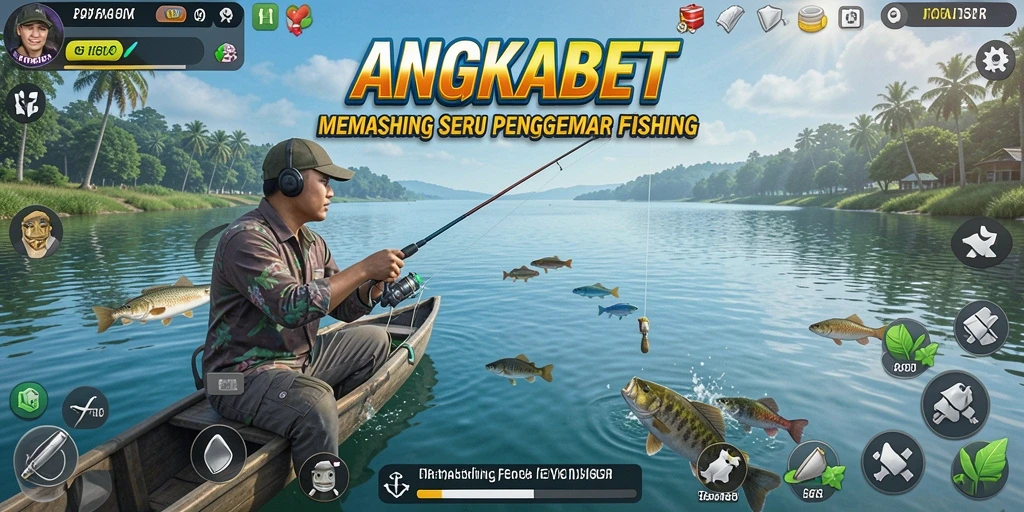 Tangkapan ikan yang beragam dalam gameplay seru ANGKABET.