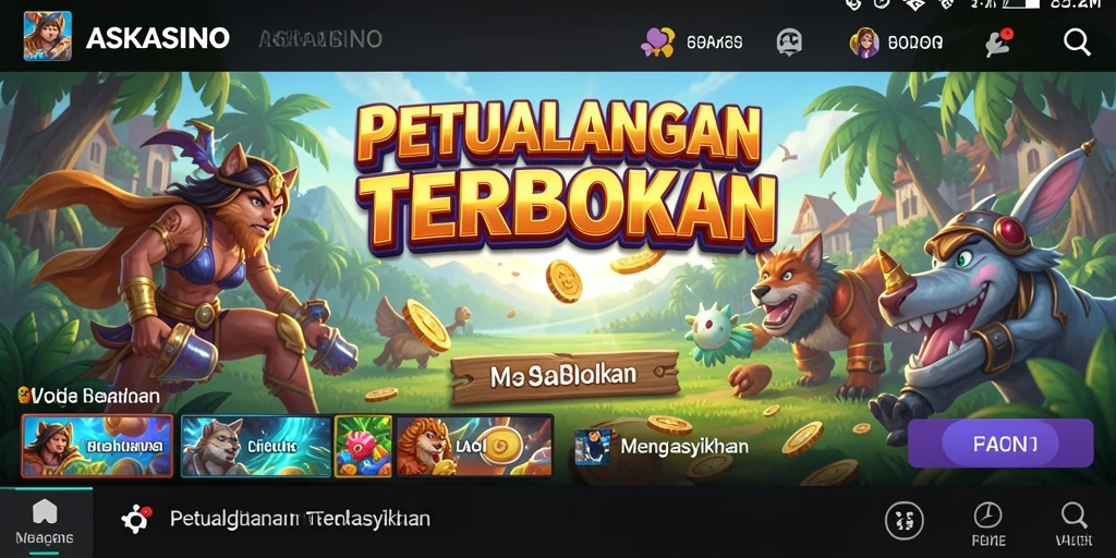 Tampilan gameplay menarik dari ASKASINO di dunia Open World.