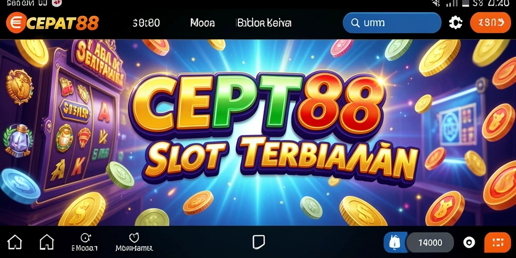 Screenshot gameplay CEPAT88 yang menunjukkan keseruan dan fitur menarik dalam permainan Slot.