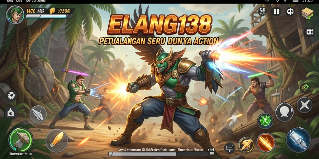 Tampilan aksi seru dalam game ELANG138 yang menantang.
