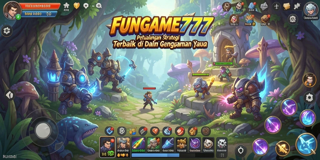 Tampilan menarik dari gameplay stratégi <strong>FUNGAME777</strong> yang mendebarkan.