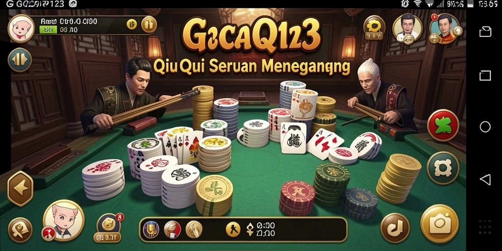 Tampilan gameplay QiuQiu GOCAP123 yang menarik dan seru.
