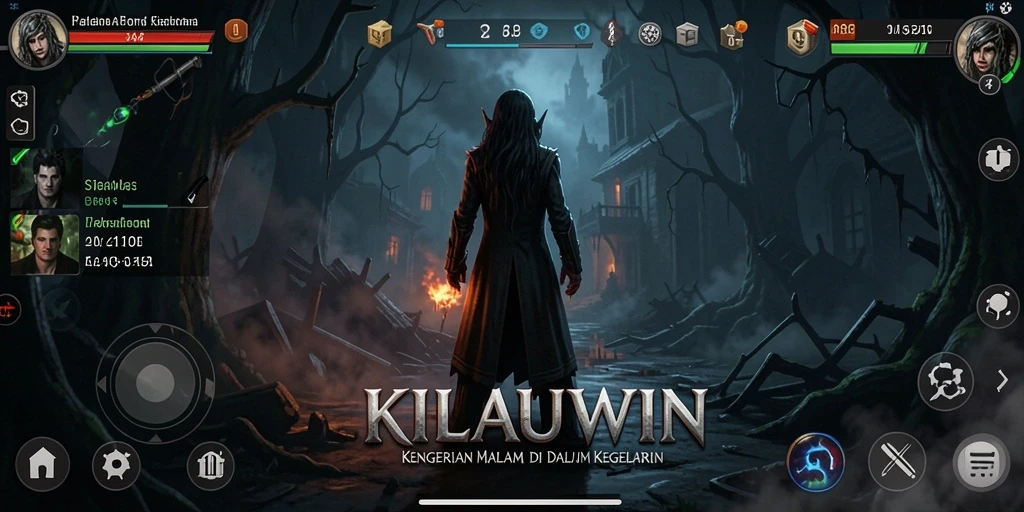 Menampilkan suasana mencekam dan gameplay intens dari KILAUWIN.