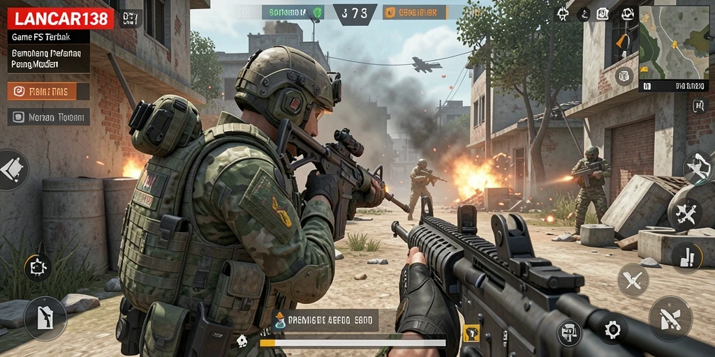 Tampak menegangkan dalam pertempuran FPS di LANCAR138.
