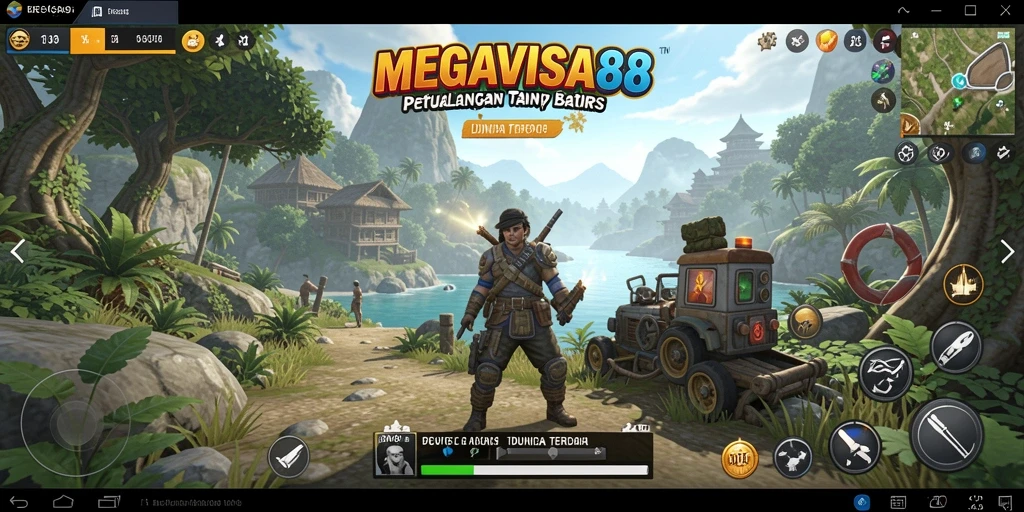 Gameplay dinamis dalam dunia terbuka MEGAVISA88 yang menakjubkan.