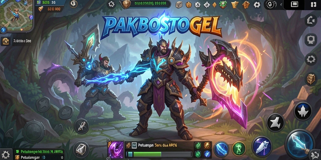 Tampilan seru dalam gameplay ARPG PAKBOSTOGEL yang penuh aksi.