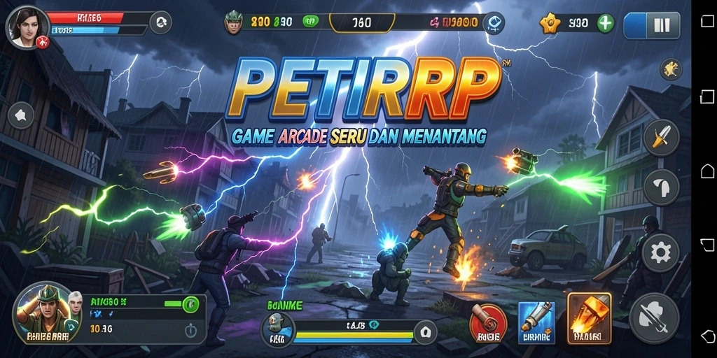 Screenshot gameplay PETIRRP yang menampilkan aksi seru dan tantangan.